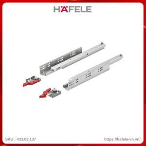 Ray âm nhấn mở 550mm Hafele  433.03.137