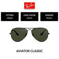 Ray-Ban máy bay kim loại cỡ lớn 7ecn | Kính mát phi giới tính RB3025 L2823 Kích thước toàn cầu 58mm 8fg adyj