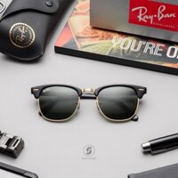 Ray-ban rb3016 w0365 clubmaster Đen / Vàng g-15