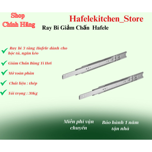 Ray bi 3 giảm chấn Hafele 494.02.062