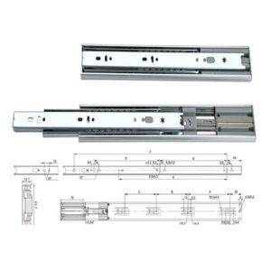 Ray bi 3 tầng giảm chấn Eurogold SD450