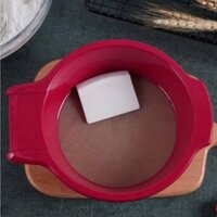 Ray bột siêu mịn,tay cầm bằng nhựa hàng cao cấp dùng để ray bột,lọc thức ăn,ray đồ ăn dặm