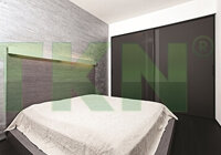 Ray cửa trượt lùa Henderson Double 2 cánh 900mm W18