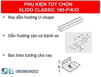 Ray dẫn hướng thanh U 940.42.401 dài 4m phụ kiện cửa lùa 160-P/K/O