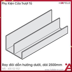 Ray đôi dẫn hướng dưới 2500mm Häfele 400.52.952