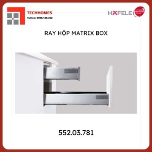 Ray hộp Alto Hafele màu trắng 84x300mm 552.03.781