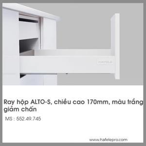 Ray hộp Alto-S màu trắng mờ Hafele 552.49.745