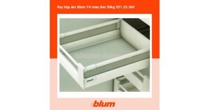 Ray hộp âm Blum Y4 màu đen 50kg 551.23.360