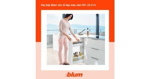 Ray hộp Blum cho tủ hẹp 551.23.214