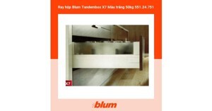 Ray hộp Blum Tandembox X7 50kg 551.24.751