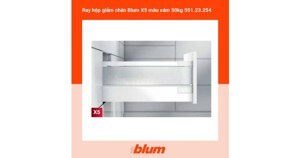 Ray hộp giảm chấn Blum X5 551.23.254