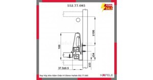 Ray hộp Hafele 552.77.085