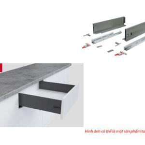Ray hộp Hafele X2 chức năng nhấn mở Màu Xám 552.55.304