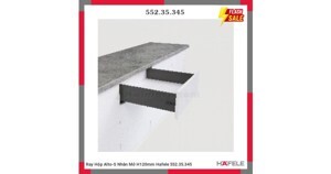 Ray hộp nhấn mở Hafele S3 552.35.345