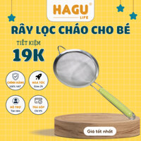 Rây Lọc Cháo Cho Bé, Rây Lọc Inox Cán Xanh Rây Đồ Ăn Dặm Cho Bé Siêu Mịn Hàng Loại 1