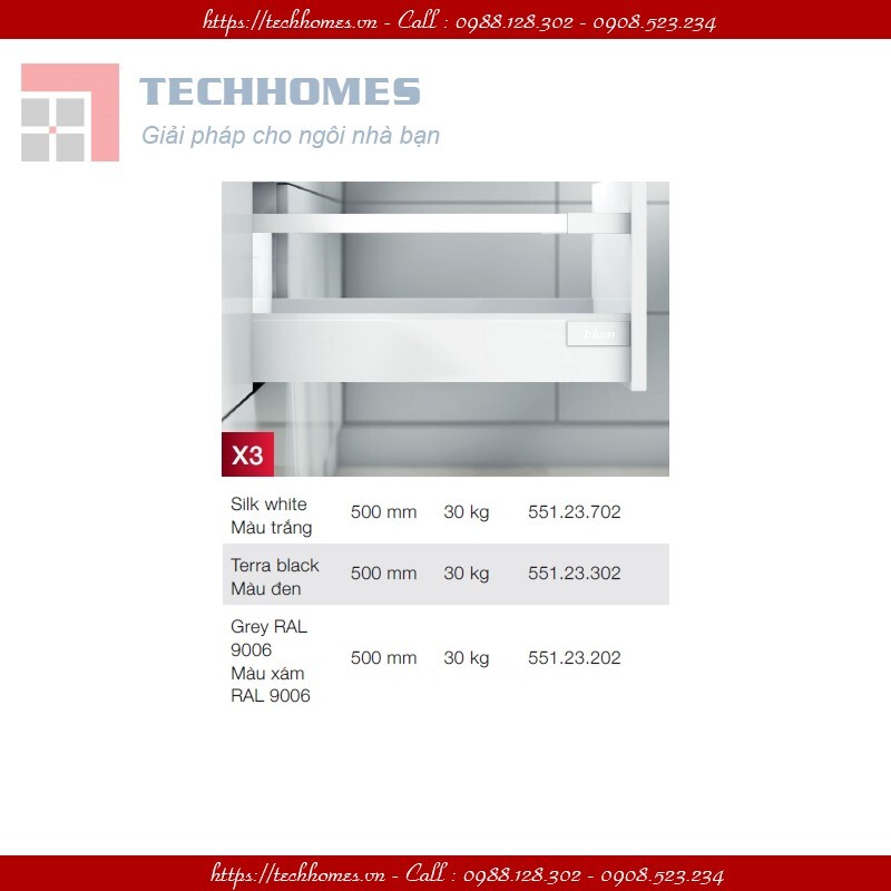 Ray tandembox Antaro X3 551.23.702