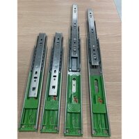 Ray trượt bi / thanh trượt bi 3 tầng nhấn mở, nhấn bật 300mm