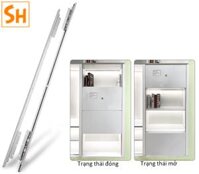 Ray trượt cửa lùa 2 cánh đồng bộ BTS-SSD