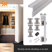 Ray trượt cửa lùa xếp 2 đến 4 cánh cho tủ đa dụng BTC-YG201