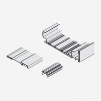 Ray trượt Finetta 50 nhôm cho cửa lùa Hafele 406.11.690