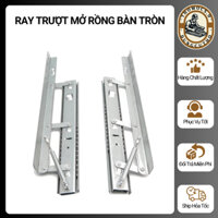 Ray trượt mở rồng bàn tròn, bàn ăn, thông minh - Thép không rỉ [BH 6 Tháng]