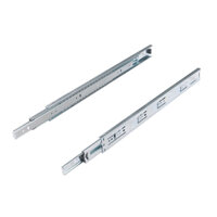 Ray trượt, ray bi 3 tầng giảm chấn Hafele 300mm - 494.02.061