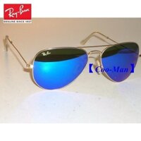 Rayban Ban Tia ban ban ban ban ban RB3025 58 14 gương màu nâu vàng xanh dương UV kèm SN