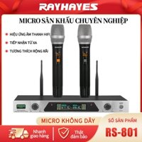 RAYHAYES Micro Đa Năng Cao Cấp Pin Sạc Dùng Cho Mọi Loại Loa kéo, Âmli, Vang