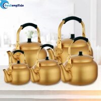 RAYNAG Ấm đun nước RAYNAG, Nồi trà bếp đa chức năng hữu ích, Nồi cà phê công suất lớn bằng nhôm Đi bộ đường dài