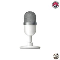 Razer Seiren Mini condenser microphone extremely compact design gaming microphone USB microphone for live streaming. Single directional clear sound Mercury White. Official distributor warranty from Japan.