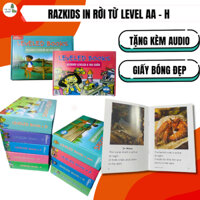 Razkids nhập rời 100c, gộp 10c Theo chủ đề Level AA,A,B,C,D,E,F,G , Kèm File Nghe Cho Bé Giúp Bé Cải Thiện Ngoại Ngữ