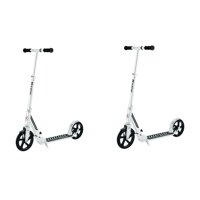 Razor A5 DLX Adjustable Folding Aluminum Portable Kids Kick Scooter with Stand (2-Pack)