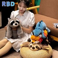 Rbd Big Sloth Sang Trọng, Sloth Plushie Thú Nhồi Bông, Quà Tặng Cá Sấu Lông Tơ Tóc Gấu Trúc Ném Gối Trẻ Em