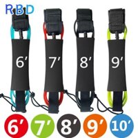 Rbd SUP Board Lướt Chân Dây, Mái Chèo Bơm Hơi Dây Chân Longboard Dây Xích Lướt 6-10ft, Phụ Kiện Lướt Sóng TPU Xoay Không Gỉ Dây Xích Ván Lướt Sóng