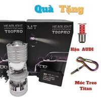 [RBHL2028] Đèn Pha Led T90 PRO Công Suất 90W, 15 CHIP LED, Bản Nâng Cấp Tăng Sáng,Chân H4, 12-24 Vol