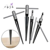 RBJ4 Lục giác Kim loại Tay Dụng cụ vát cạnh Sửa chữa lỗ thải Mở rộng Dành cho dụng cụ khoan gỗ Lỗ ghim phóng to Mũi khoan côn Mũi khoan cầm tay