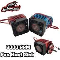 Rc Alum Hợp Kim 42 Mm Động Cơ Tản Nhiệt CNC 8000RPM 40 * 40mm Quạt Cho Động Cơ Không Chổi Than 4274 1515 1512 4268 ZD ARRMA Kyosho Traxxas XRAY