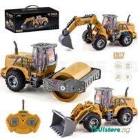 Rc Con Lăn Kỹ Thuật Xe Tải Điều Khiển Từ Xa Máy Xúc Xe Xây Dựng Xe Cho Bé Trai Trẻ Em Xe Đồ Chơi