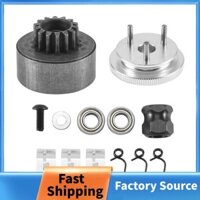 Rc Ly Hợp Chuông 14T Gear Mang Ly Hợp Giày Lò Xo Nón & Đai Ốc Bánh Đà Lắp Ráp Cho 1 / 8 RC Model Nitro Xe