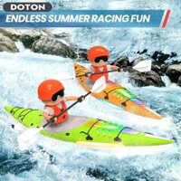 Rc Thuyền Kayak Thuyền 2.4GHz Điều Khiển Từ Xa Thuyền Đồ Chơi Với Đèn LED Nhiều Màu Sắc Cho Hồ Bơi Quà Tặng Cho Bé Trai Bé Gái