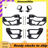 Rc Xe Ống Nhựa Cửa & Gương Chiếu Hậu Cho 1: 10 RC Xe Bánh Xích Xe Trục SCX10 90046 Cho Xe Jeep Wrangler Vỏ Cứng