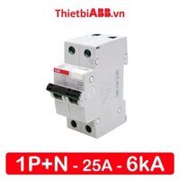RCBO 2P 25A 30mA 6kA ABB