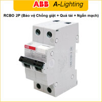 RCBO áp át tô mát aptomat 1 pha 2p chống giật rò quá tải ngắn mạch 6A 10A 16A 20A 25A 32A 40A 50A 63A 30mA GSH201 ABB