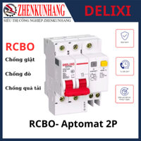 RCBO Aptomat Chống giật, Chống rò, Quá tải DZ47sLE C2P 10A, 16A, 20A, 25A, 32A, 40A, 50A, 63A