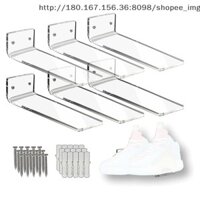 Rctlb  6 Cái Kệ Sneaker Floag Trong Suốt Giá Treo Giày Treo Tường Giá Để Giày Đang Bán