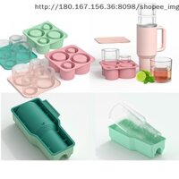 Rctlb  Khay Đá Cho Stanley Tumblers Khuôn Làm Đá Silicon Cho Cốc Nước Chống Dính Mùa Hè Khuôn Làm Đá Dễ Dàng Demoulding Viên Đá Mềm Bán