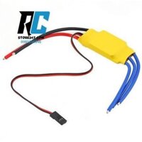 [RcVietnam] Bộ điều tốc 30A, 40A không chổi than (esc không chổi than), Đã bao gồm jack chuối