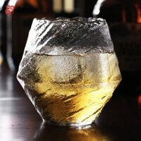 RDMLE Japanese Handmade Hammered Whiskey Glass Heat-resistant Juice Cup Liquor Whisky Crystal Wine Glass