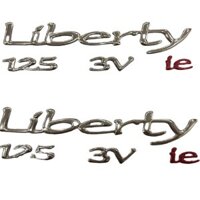 [RẺ BẤT NGỜ] Chữ LIBERTY 125 3V ie nổi dán xe máy chất liệu siêu bền đẹp G128