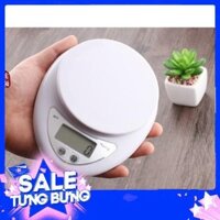 Re Cân điện tử nhà bếp mini tiện dụng 5kg, đọ chính xác cao 165*128*32mm, S&T Hot